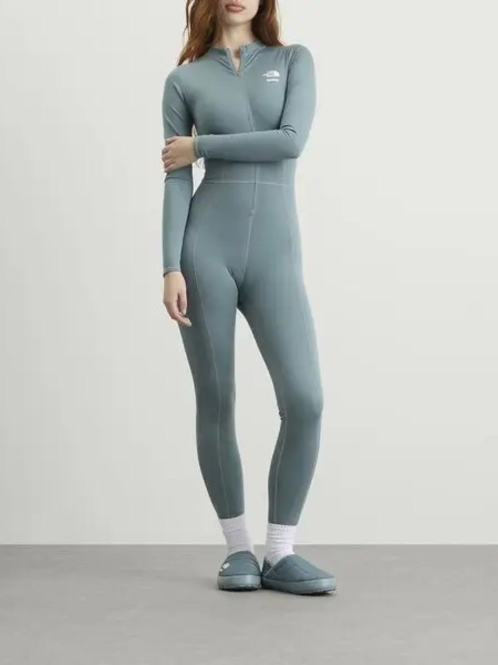 Skims x North Face Kyanite Women's Long-Sleeve Zip Jumpsuit
